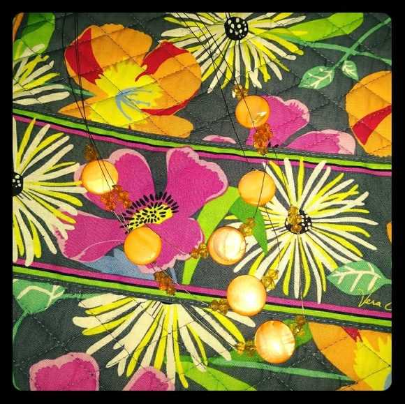 Necklace-orange - Picture 1 of 2